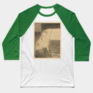 Seated Woman in Bonnet and Shawl Baseball T-Shirt